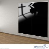 Panel de Pizarra Negro de vidrio 100x200 cm