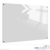 Pizarra de Vidrio Sólida Blanca Claro 100x150 cm