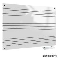 Pizarra de Vidrio para Notas Musicales 60x90 cm