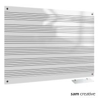 Pizarra de Vidrio para Notas Musicales 100x150 cm