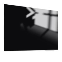 Pizarra de Vidrio Elegante Negra 100x180 cm