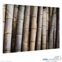 Pizarra de Vidrio Sólida Bambu 45x60 cm