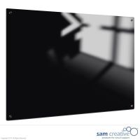 Pizarra de Vidrio Sólido Negra Profundo 60x90 cm