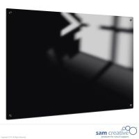Pizarra de Vidrio Sólido Negra Profundo 100x180 cm