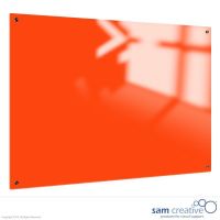 Pizarra de Vidrio Sólido Naranja 100x150 cm