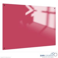 Pizarra de Vidrio Sólido Rosado 100x150 cm